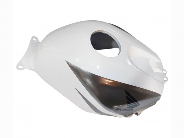 Migliori Carena Moto Honda CBR600RR 2003-2004 - Bianco Nero Opaco Corsa