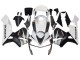 Migliori Carena Moto Honda CBR600RR 2003-2004 - Bianco Nero Opaco Corsa