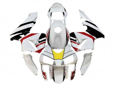Migliori Carena Moto Honda CBR600RR 2003-2004 - Bianco Rosso Giallo Nero