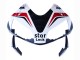 Migliori Carena Moto Honda CBR600RR 2003-2004 - Bianco Rosso Nero Lucido DENSO Rimont