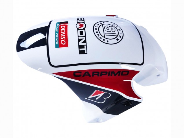 Migliori Carena Moto Honda CBR600RR 2003-2004 - Bianco Rosso Nero Lucido DENSO Rimont