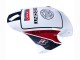 Migliori Carena Moto Honda CBR600RR 2003-2004 - Bianco Rosso Nero Lucido DENSO Rimont