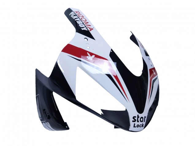 Migliori Carena Moto Honda CBR600RR 2003-2004 - Bianco Rosso Nero Lucido DENSO Rimont