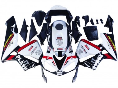 Migliori Carena Moto Honda CBR600RR 2003-2004 - Bianco Rosso Nero Lucido DENSO Rimont