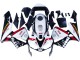 Migliori Carena Moto Honda CBR600RR 2003-2004 - Bianco Rosso Nero Lucido DENSO Rimont