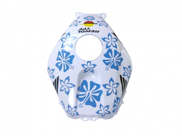 Migliori Carena Moto Honda CBR600RR 2003-2004 - Bianco Blu Rosso Nastro Azzurro 46