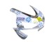Migliori Carena Moto Honda CBR600RR 2003-2004 - Bianco Blu Rosso Nastro Azzurro 46