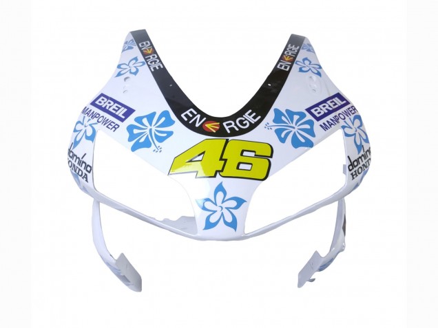 Migliori Carena Moto Honda CBR600RR 2003-2004 - Bianco Blu Rosso Nastro Azzurro 46