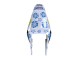 Migliori Carena Moto Honda CBR600RR 2003-2004 - Bianco Blu Rosso Nastro Azzurro 46
