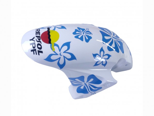 Migliori Carena Moto Honda CBR600RR 2003-2004 - Bianco Blu Rosso Nastro Azzurro 46