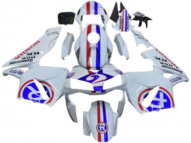 Migliori Carena Moto Honda CBR600RR 2003-2004 - Bianco Rosso Blu