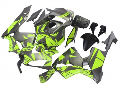 Migliori Carena Moto Honda CBR600RR 2003-2004 - Giallo Nero Opaco