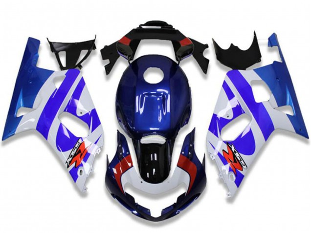 Migliori Carena Moto Suzuki GSXR 600/750 2001-2003 - Bianco Blu Rosso Nero