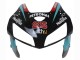 Migliori Carena Moto Honda CBR600RR 2005-2006 - Azzurro Chiaro Nero 35