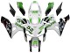 Migliori Carena Moto Honda CBR600RR 2005-2006 - Verde Bianco Nero Hannspree 52