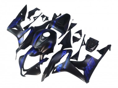 Migliori Carena Moto Honda CBR600RR 2007-2008 - Nero Opaco Blu Repsol