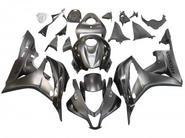 Migliori Carena Moto Honda CBR600RR 2007-2008 - Argento Nero Lucido