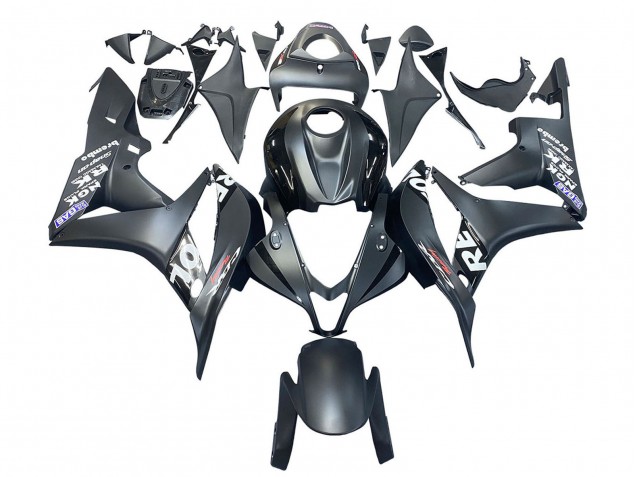 Migliori Carena Moto Honda CBR600RR 2007-2008 - Nero Opaco Bianco Repsol