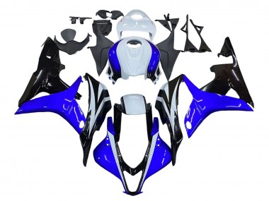 Migliori Carena Moto Honda CBR600RR 2007-2008 - Bianco Blu Nero Lucido