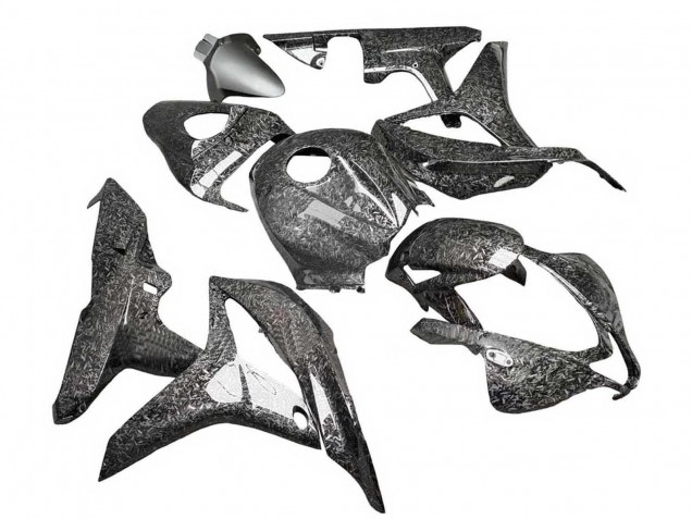 Migliori Carena Moto Honda CBR600RR 2007-2008 - Nero Forgiato Fibra di Carbonio