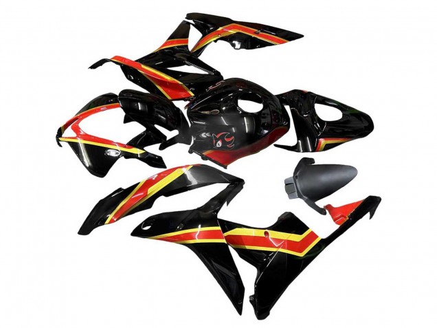 Migliori Carena Moto Honda CBR600RR 2007-2008 - Rosso Oro Nero Lucido