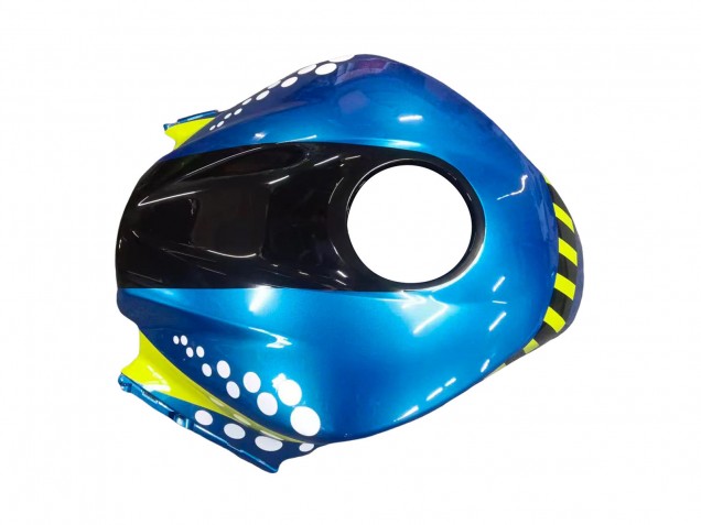Migliori Carena Moto Honda CBR600RR 2007-2008 - Verde Giallo Nero Lucido Squalo 46