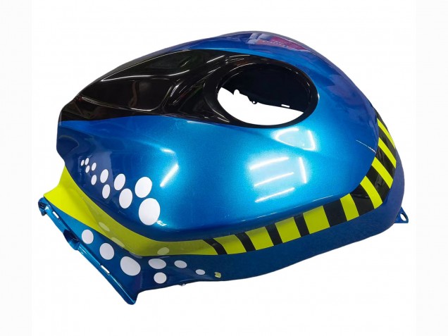 Migliori Carena Moto Honda CBR600RR 2007-2008 - Verde Giallo Nero Lucido Squalo 46
