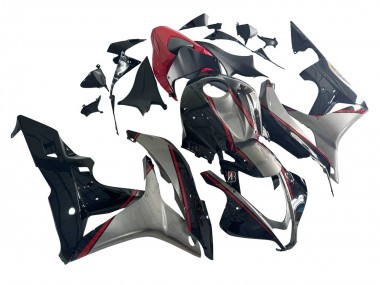 Migliori Carena Moto Honda CBR600RR 2007-2008 - Argento Rosso Nero Lucido