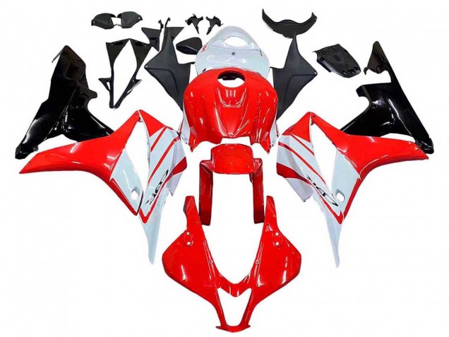 Migliori Carena Moto Honda CBR600RR 2007-2008 - Bianco Rosso Nero Lucido
