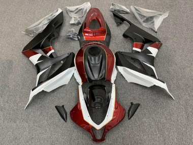Migliori Carena Moto Honda CBR600RR 2007-2008 - Bianco Rosso Nero Opaco