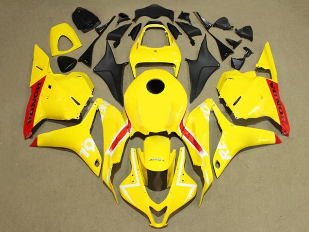 Migliori Carena Moto Honda CBR600RR 2009-2012 - Giallo Rosso Bianco Repsol