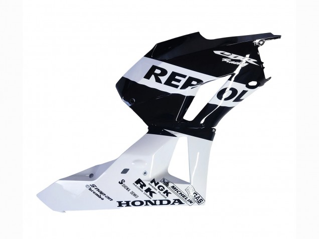 Migliori Carena Moto Honda CBR600RR 2013-2023 - Bianco Nero Lucido Repsol