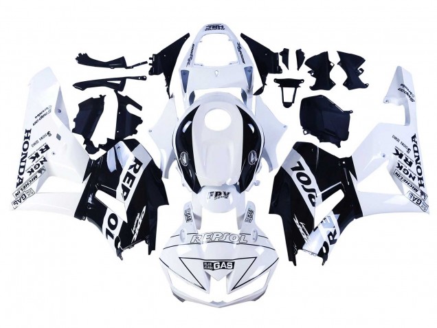 Migliori Carena Moto Honda CBR600RR 2013-2023 - Bianco Nero Lucido Repsol