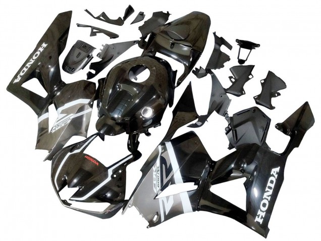 Migliori Carena Moto Honda CBR600RR 2013-2023 - Argento Nero Lucido