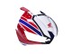 Migliori Carena Moto Honda CBR600RR 2013-2023 - Bianco Rosso Blu