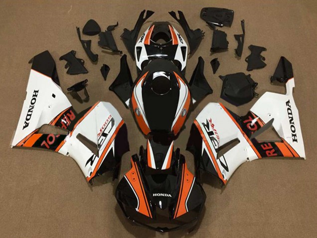 Migliori Carene Moto Honda CBR600RR 2013-2026 - Bianco Arancia Nero Lucido Repsol