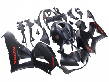 Migliori Carena Moto Honda CBR600RR 2013-2023 - Nero Opaco Rosso Decals
