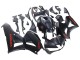 Migliori Carena Moto Honda CBR600RR 2013-2023 - Nero Opaco Rosso Decals