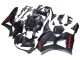 Migliori Carena Moto Honda CBR600RR 2013-2023 - Nero Opaco Rosso Decals