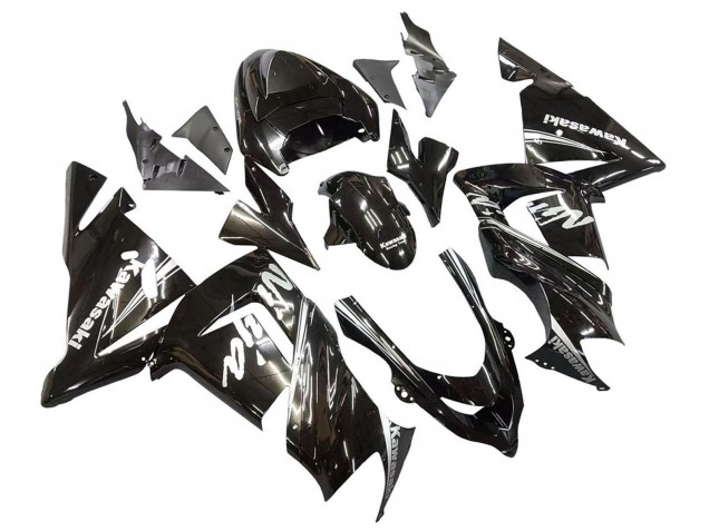 Migliori Carena Moto Kawasaki ZX10R 2004-2005 - Nero Lucido Ninja