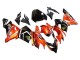 Migliori Carena Moto Kawasaki ZX10R 2004-2005 - Burnt Arancia Nero Mostro Elf