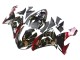Migliori Carena Moto Kawasaki ZX10R 2006-2007 - Nero Rosso Oro BACARDI
