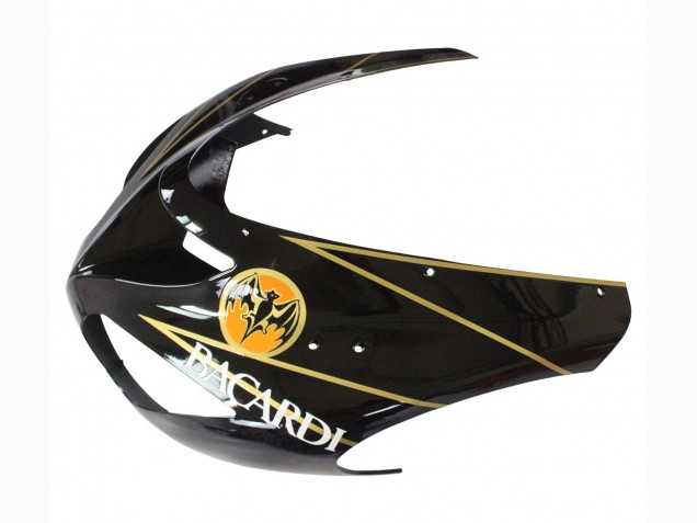 Migliori Carena Moto Kawasaki ZX10R 2006-2007 - Nero Rosso Oro BACARDI