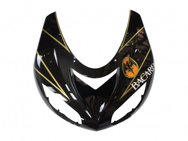 Migliori Carena Moto Kawasaki ZX10R 2006-2007 - Nero Rosso Oro BACARDI