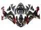 Migliori Carena Moto Kawasaki ZX10R 2006-2007 - Nero Rosso Oro BACARDI