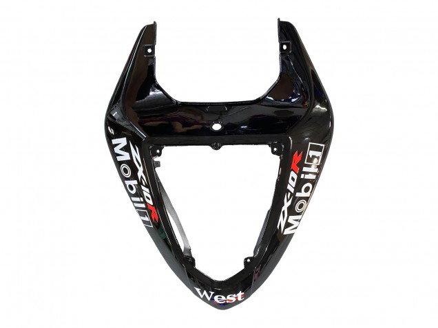 Migliori Carena Moto Kawasaki ZX10R 2006-2007 - Nero Lucido Bianco West