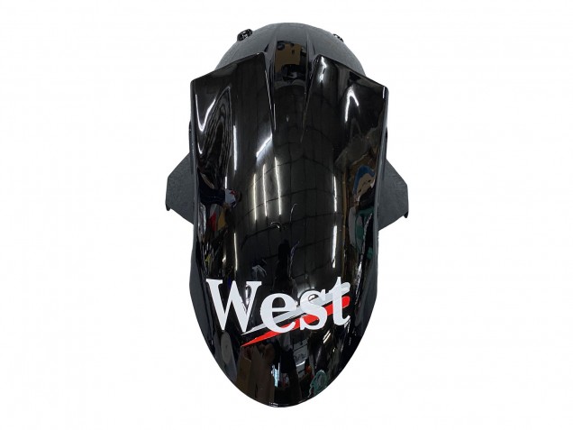 Migliori Carena Moto Kawasaki ZX10R 2006-2007 - Nero Lucido Bianco West