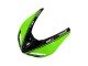 Migliori Carena Moto Kawasaki ZX10R 2006-2007 - Verde Nero Elf Touch4 3M