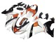 Migliori Carena Moto Kawasaki ZX10R 2006-2007 - Bianco Arancia Nero