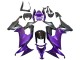 Migliori Carena Moto Kawasaki ZX10R 2008-2010 - Viola Nero